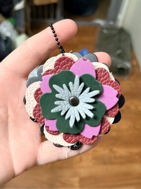 Handmade Floral Bag Charm